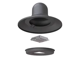 630 lampara tiratura alluminio ottica led osram esploso