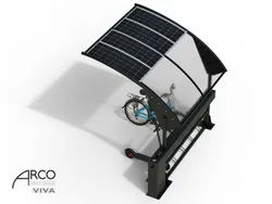 pensilina arco smart ricarica e bike alimentata da fotovoltaio 3.webp