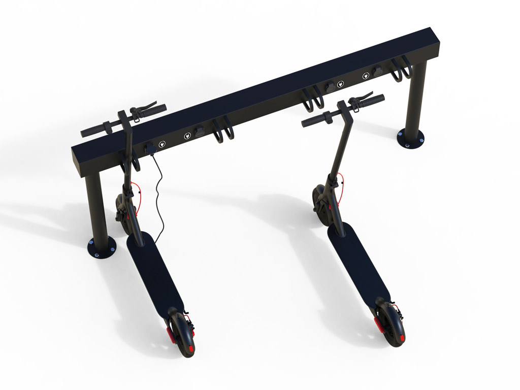 stazione ricarica monopattini e bike rete elettrica particolare sicurezza.jpg