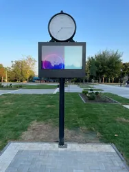 digital signage clock public park modavia Ungheni.webp