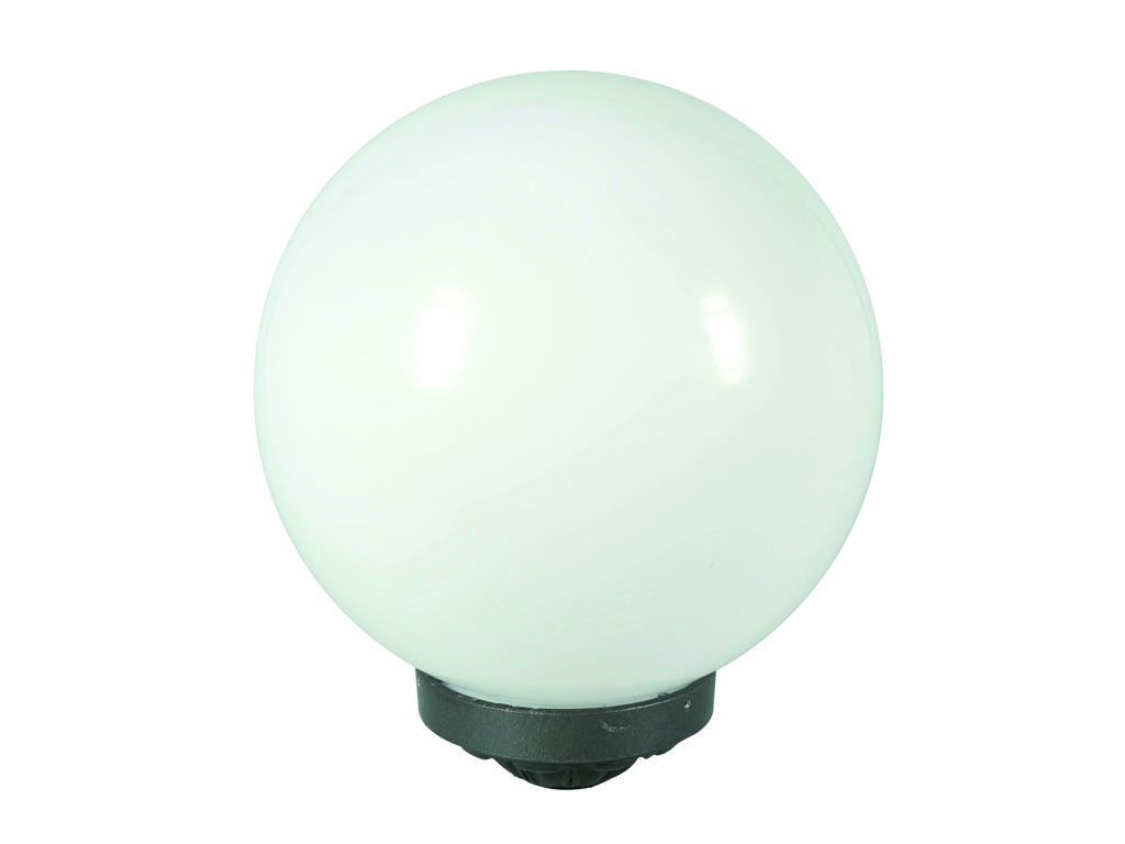 GLOBO per illuminazione in PMMA  con porta globo in alluminio