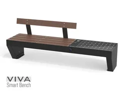 panchina viva smart bench fotovoltaico arredo urbano 2025.webp