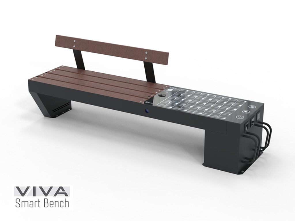 VIVA Smart e-cicle smart bench for urban mobility
