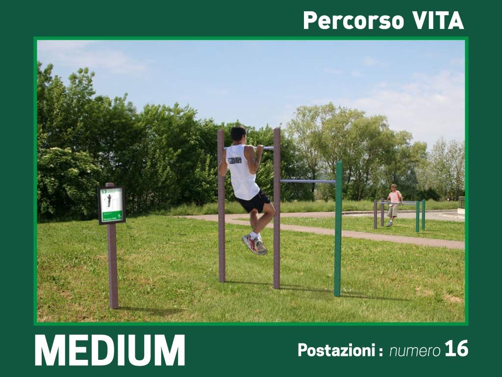 Fitness exercize in recycled plastics