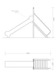 pianta prospetto castello mini strongplast cod 7004.2