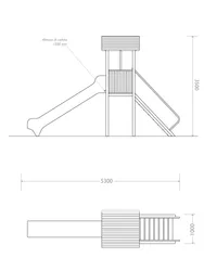 pianta prospetto castello mini strongplast cod 7004