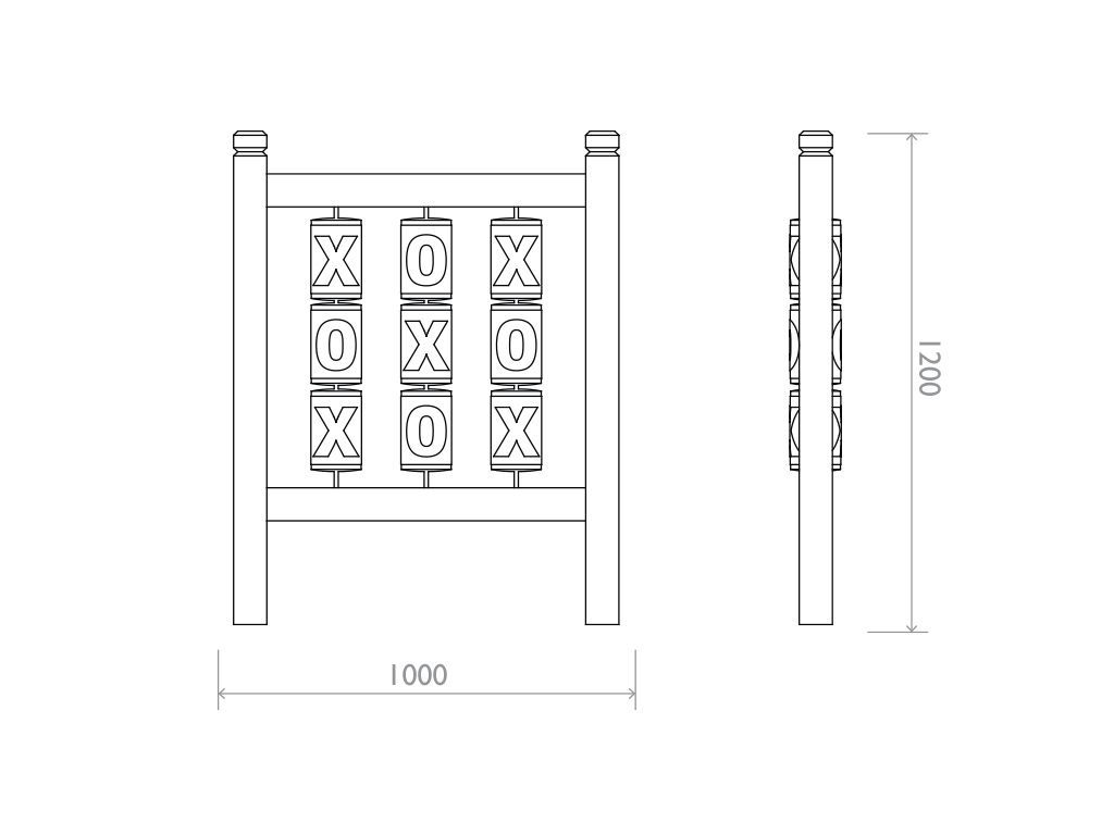 Draw measure tris